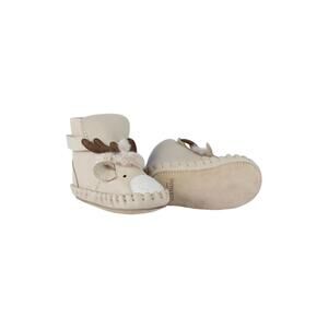 NEW DONSJE kid's reindeer kapi exclusive booties in ivory classic leather